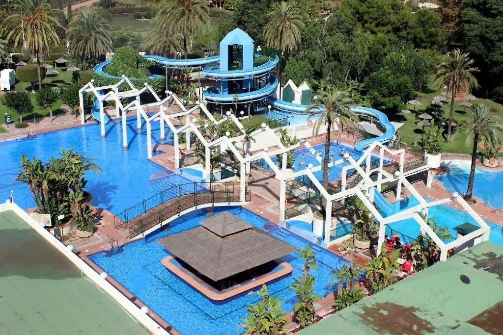 Seaview Beachfront Studio With Aqua Park & Balcony Benalmadena